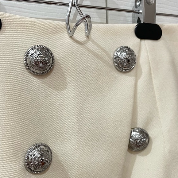 BALMAIN white/cream skirt. Size 34. Authentic. Worn 1x. Beautiful fit! - Picture 2 of 8